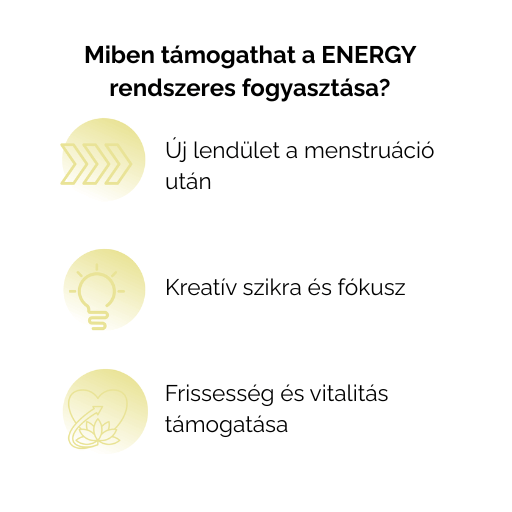 Nuvina ENERGY – Női ciklus gyógytea (6-13. nap, Tüszőfázis, frissességért) - 50g (20 adag)