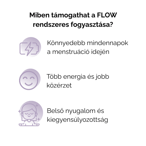 Nuvina FLOW – Női ciklus gyógytea (1-5. nap, Menstruáció, komfortért) - 50g (20 adag)